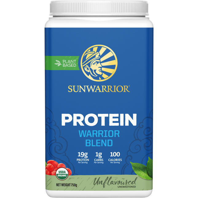 Sunwarrior Warrior Blend Unflavoured Protein Powder 750g