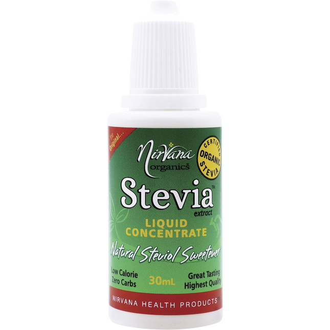 Nirvana Organics Stevia Liquid 30ml