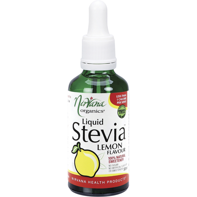 Nirvana Organics Liquid Stevia Lemon 50ml