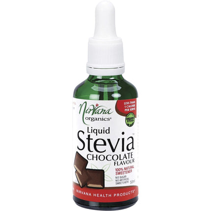 Nirvana Organics - Liquid Stevia Chocolate - 50ml