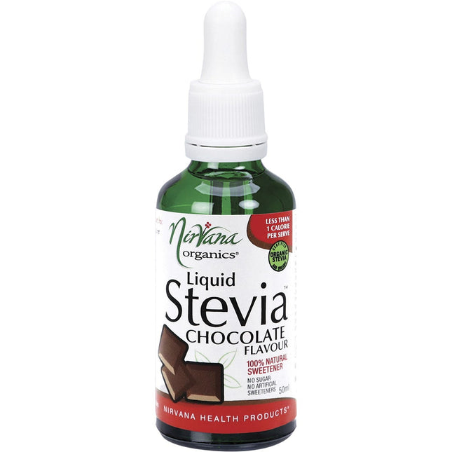 Nirvana Organics - Liquid Stevia Chocolate - 50ml