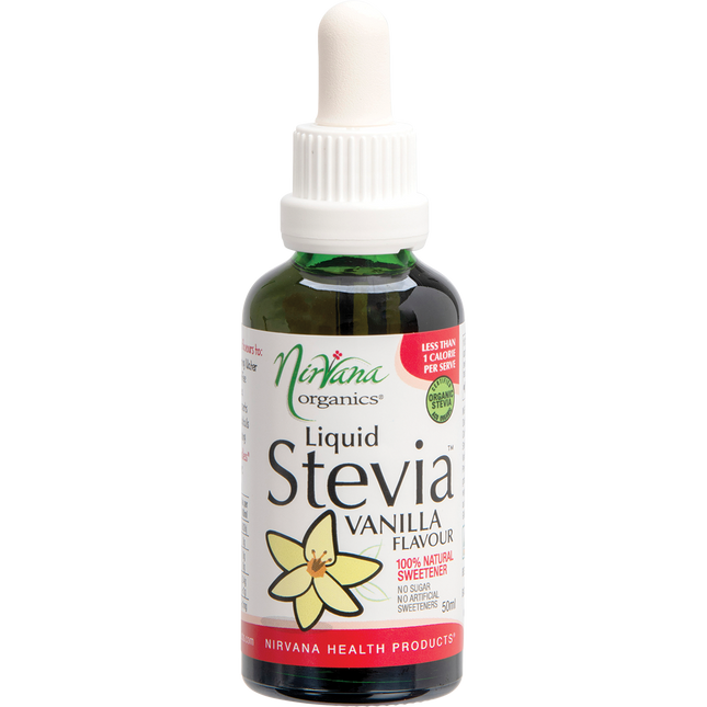 Nirvana Organics Liquid Stevia Vanilla 50ml