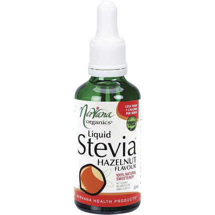 Nirvana Organics - Liquid Stevia Hazelnut - 50ml