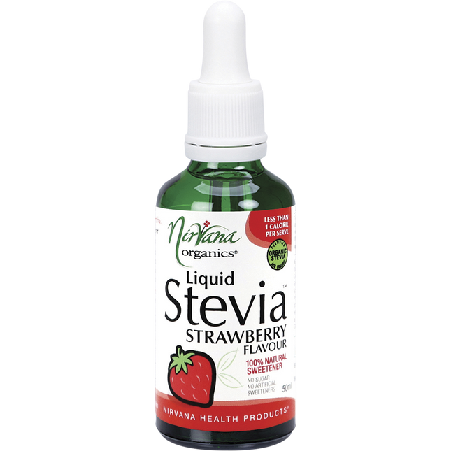 Nirvana Organics Liquid Stevia Strawberry 50ml