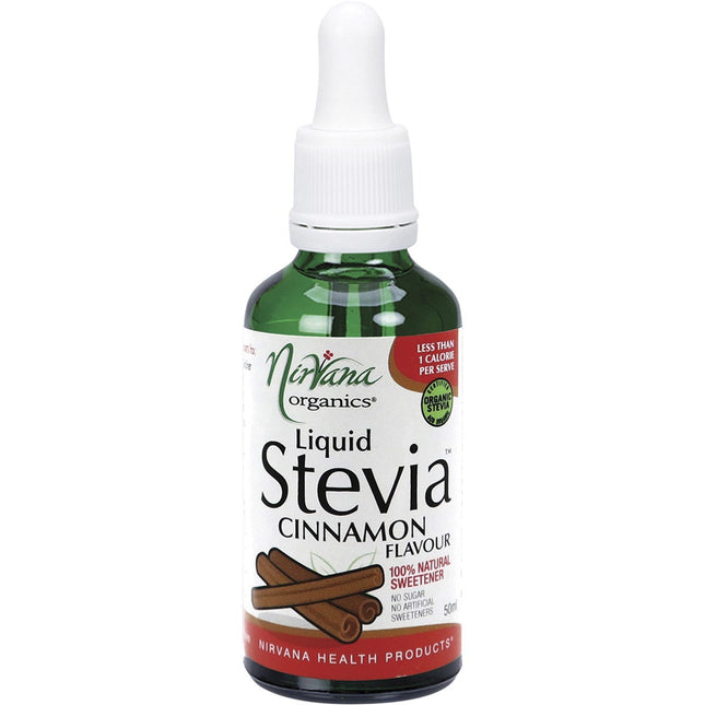 Nirvana Organics - Liquid Stevia Cinnamon - 50ml