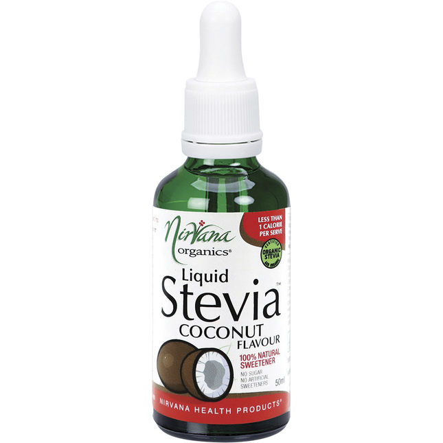 Nirvana Organics Liquid Stevia Coconut 50ml