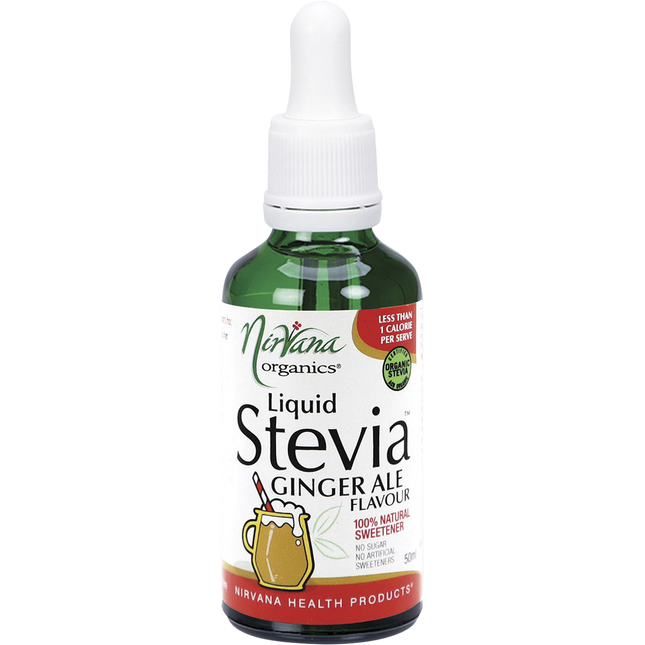 Nirvana Organics Liquid Stevia Ginger Ale 50ml