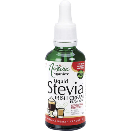 Nirvana Organics - Liquid Stevia Irish Cream - 50ml