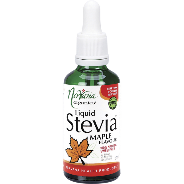 Nirvana Organics Liquid Stevia Maple 50ml