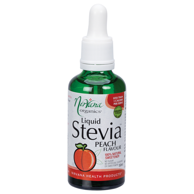 Nirvana Organics Liquid Stevia Peach 50ml