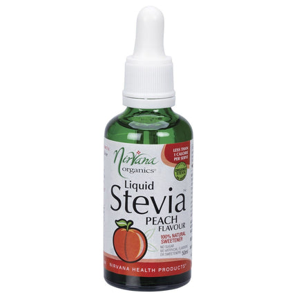 Nirvana Organics - Liquid Stevia Peach - 50ml