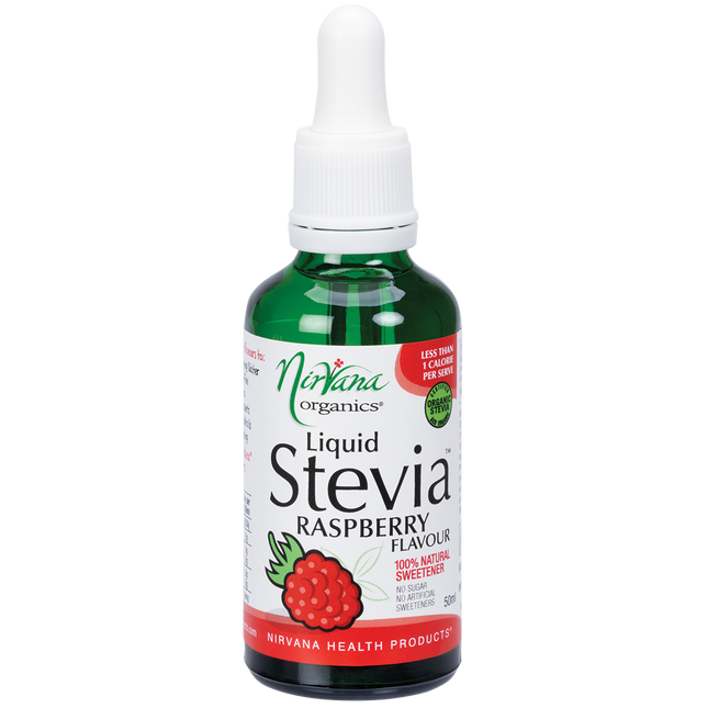 Nirvana Organics Liquid Stevia Raspberry 50ml
