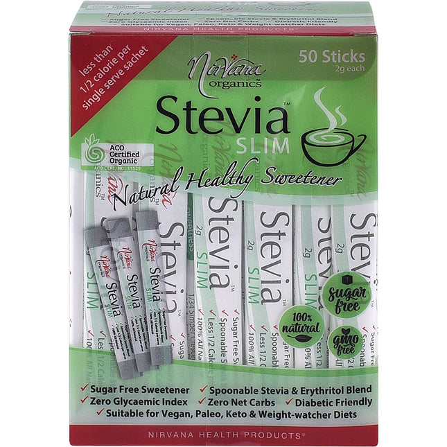 NIRVANA ORGANICS - STEVIA & ERYTHRITOL SWEETENER STEVIA SLIM