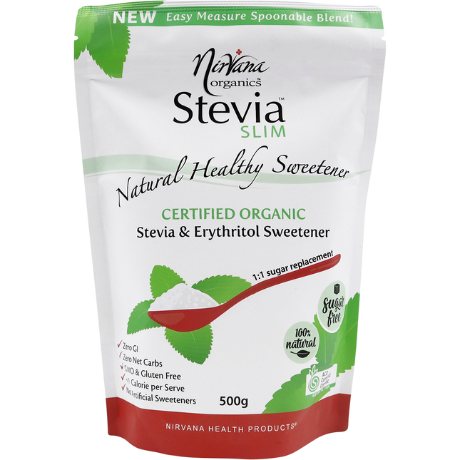 Nirvana Organics Stevia & Erythritol Sweetener 500g