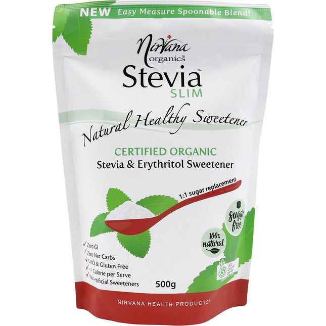 NIRVANA ORGANICS - STEVIA & ERYTHRITOL SWEETENER STEVIA SLIM