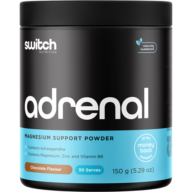 Switch Nutrition Adrenal Magnesium Support Powder Chocolate 150g
