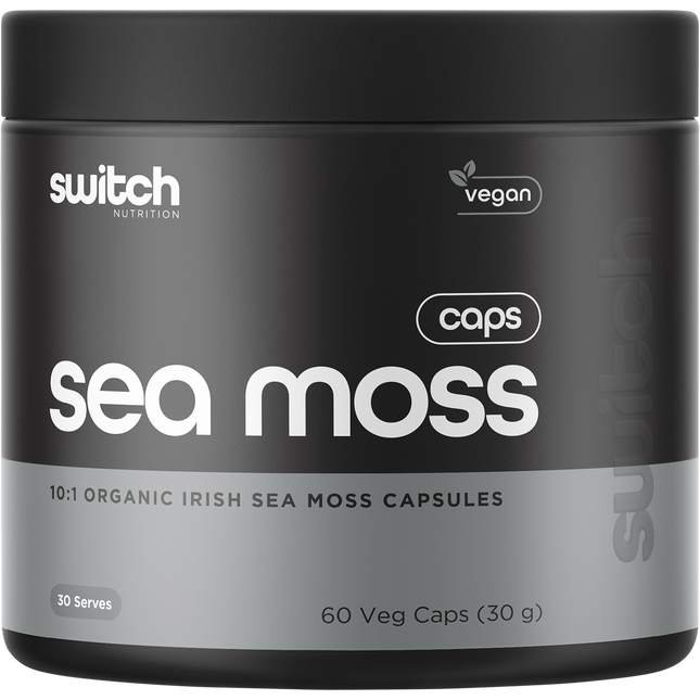 Switch Nutrition Organic Irish Sea Moss Capsules 60 Caps