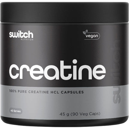 SWITCH NUTRITION Creatine 100% Pure HCL 90 Caps | Deodorant