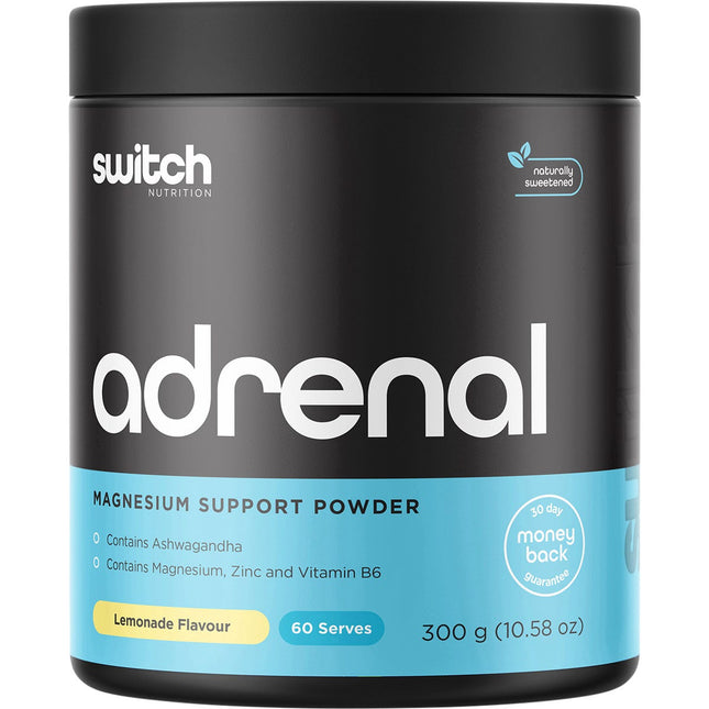 Switch Nutrition - Adrenal Magnesium Support Powder Lemonade - 300g