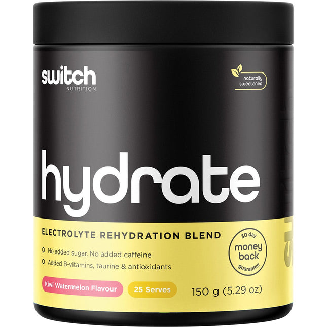 Switch Nutrition - Hydrate Electrolytes No Added Sugar Kiwi Watermelon - 150g