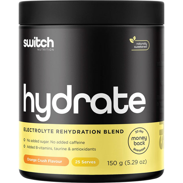 Switch Nutrition - Hydrate Electrolytes No Added Sugar Orange Crush - 150g