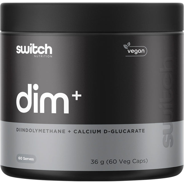 Switch Nutrition - DIM+ Diindolylmethane+Calcium D-Glucarate - 60 Caps