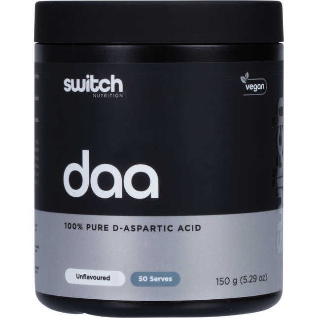 Switch Nutrition DAA 100% Pure D-Aspartic Acid Unflavoured 150g