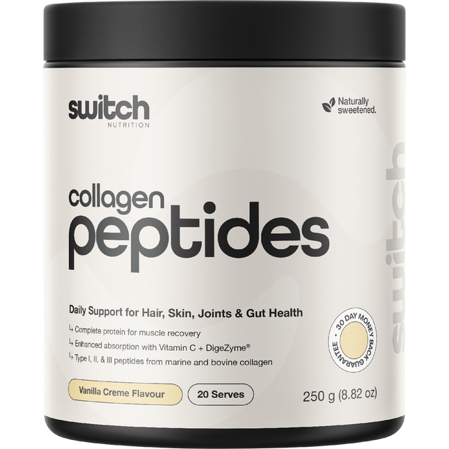 Switch Nutrition Collagen Peptides Vanilla Creme 250g