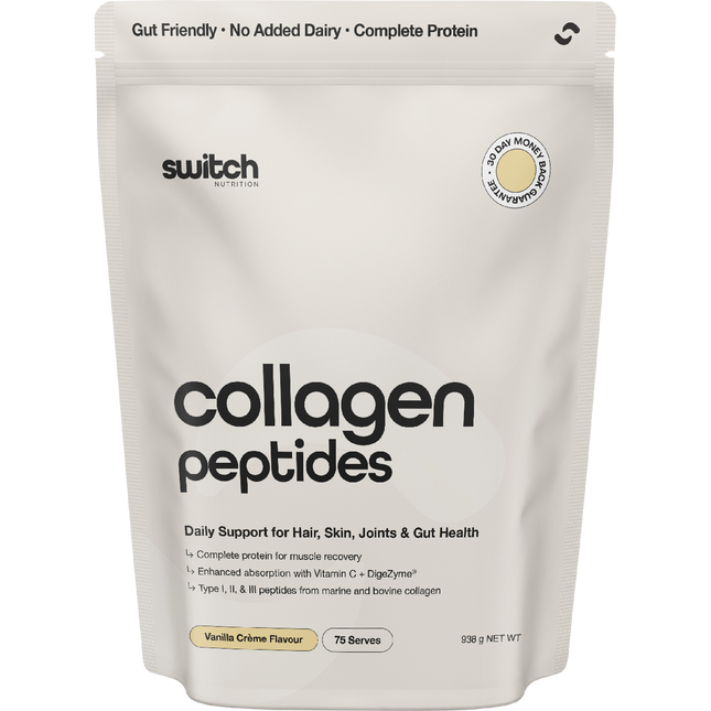Switch Nutrition Collagen Peptides Vanilla Creme 938g