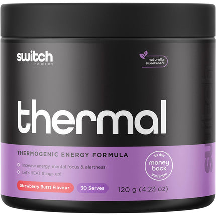SWITCH NUTRITION Thermal Thermogenic Energy Formula 120g | Energy Supplement