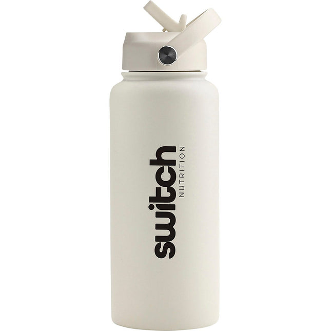 Switch Nutrition - Stainless Steel Water bottle Beige