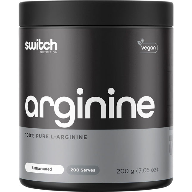Switch Nutrition - Arginine 100% Pure L-Arginine Unflavoured - 200g