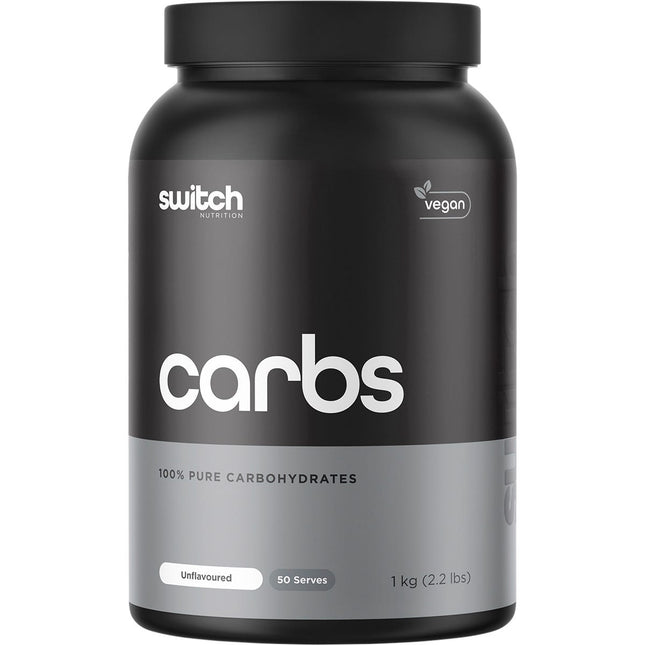 Switch Nutrition - Carbs 100% Pure Carbohydrates Unflavoured - 1kg