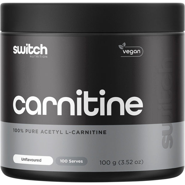 Switch Nutrition - Carnitine 100% Pure Acetyl L-Carnitine Unflavoured - 100g