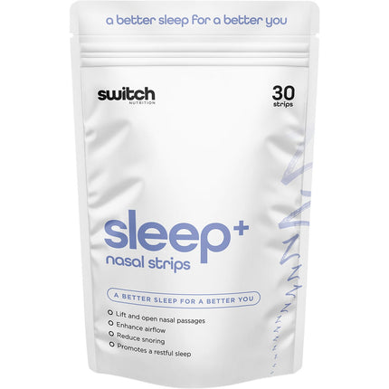 SWITCH NUTRITION Sleep+ Nasal Strips 30pk | Sleep & Relaxation Supplement