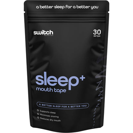 SWITCH NUTRITION Sleep+ Mouth Tape 30pk | Sleep & Relaxation Supplement