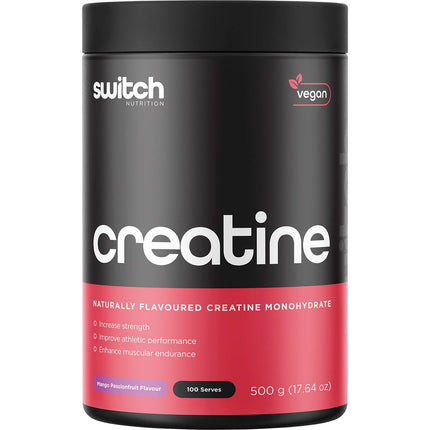 SWITCH NUTRITION Creatine Monohydrate Mango Passionfruit 500g | Deodorant