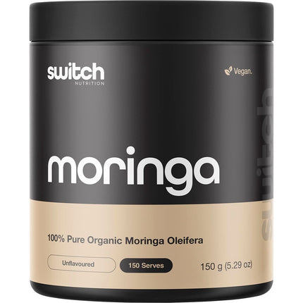 Switch Nutrition - Moringa 100% Pure Organic Moringa Oleifera Unflavoured - 150g