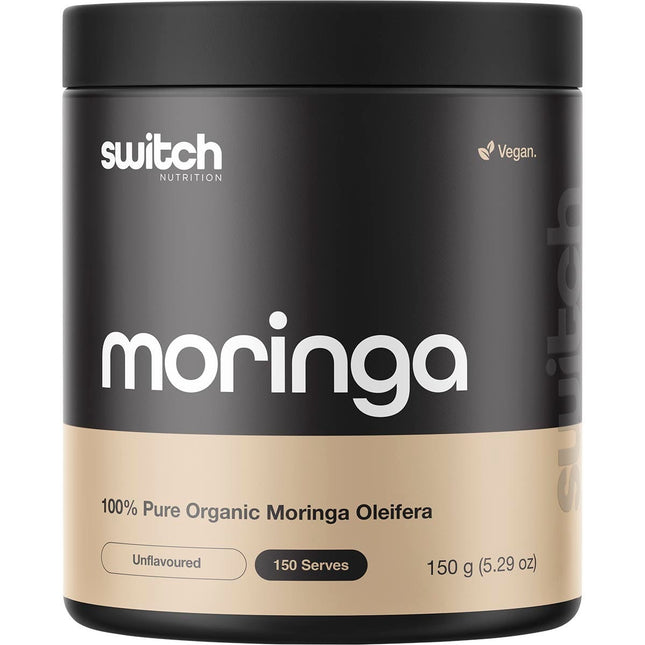Switch Nutrition - Moringa 100% Pure Organic Moringa Oleifera Unflavoured - 150g