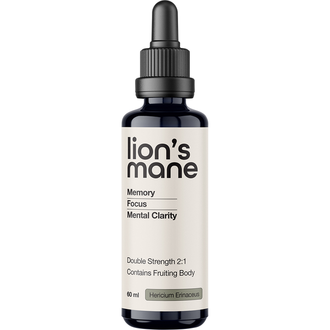 Switch Nutrition Lion's Mane Double Strength 2:1 Mushroom Liquid Extract 60ml