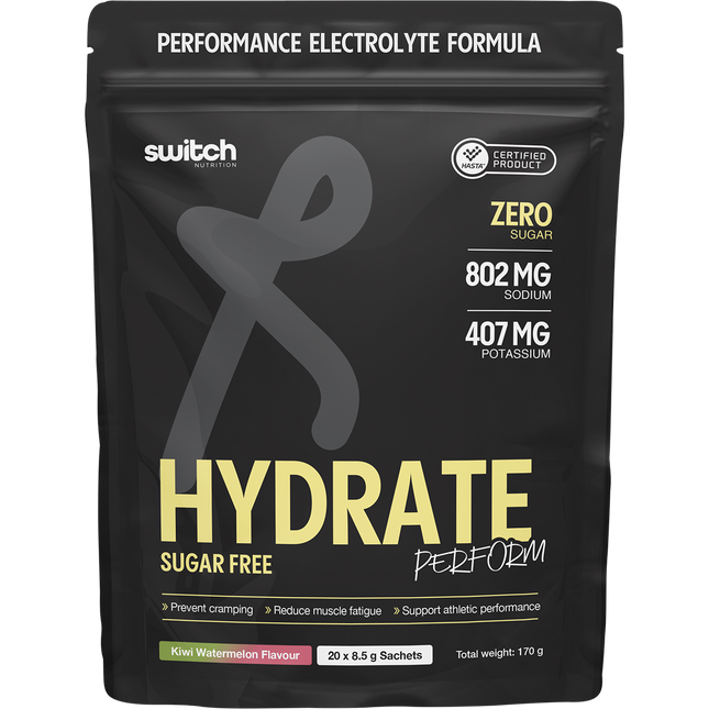 Switch Nutrition Hasta Hydrate Sugar Free Kiwi Watermelon 20 x 8.5g