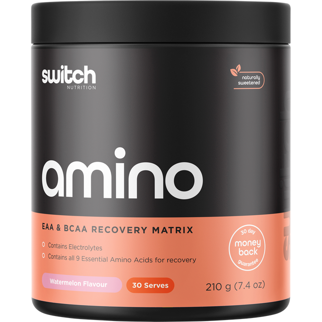 Switch Nutrition Amino EAA & BCAA Electrolyte Recovery Watermelon 210g