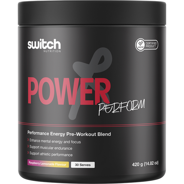 Switch Nutrition Hasta Power Pre-Workout Raspberry Lemonade 420g