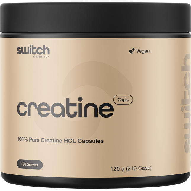 Switch Nutrition Creatine 100% Pure HCL 240 Caps