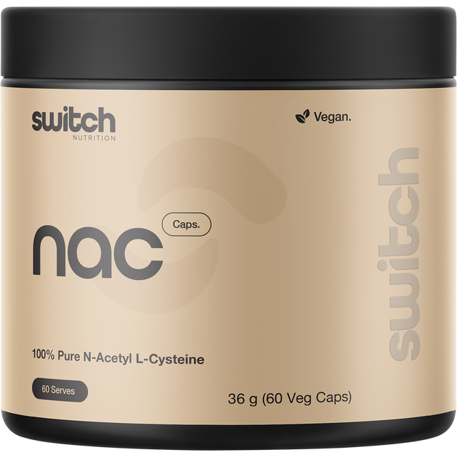 Switch Nutrition NAC N-Acetyl L-Cysteine 60 Capsules