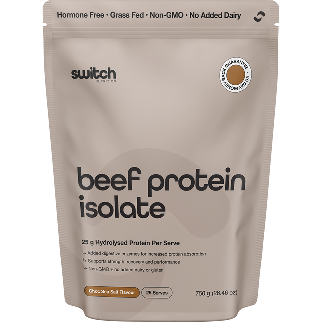 Switch Nutrition Beef Protein Isolate Chocolate Sea Salt 750g