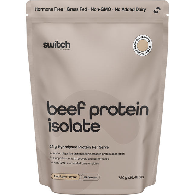 Switch Nutrition Beef Protein Isolate Iced Latte 750g