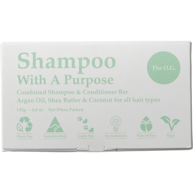 Shampoo With A Purpose Shampoo & Conditioner Bar The O.G. for All Hair 135g