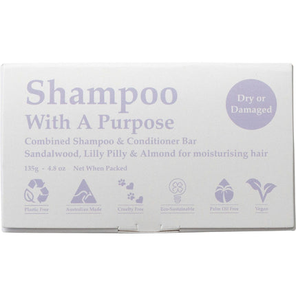 SHAMPOO & CONDITIONER BAR HAIR 135G