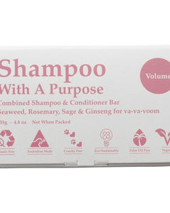 SHAMPOO with a PURPOSE Shampoo & Conditioner Bar Volume 135g